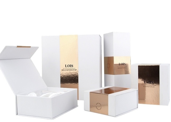 Heiße Stempel-Folien-Luxus- kosmetische Kasten Pantone-Farbe-Eco-Papier-Pappschachtel
