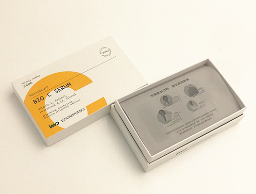 Hautpflegeprodukte tapezieren Luxusgeschenkbox, die festes Muster Verpackenkasten besonders anfertigte