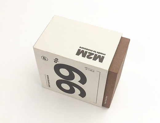 Gewellte Beschaffenheit M2M Coffee Packaging Boxes ziehen das Verpacken aus