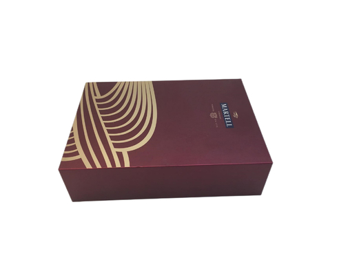 Kundenspezifische Luxusgeschenkbox mit Deckel und austauschbarer Band-Papiertüte für Valentinstag