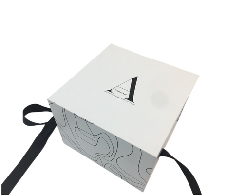 Verlegtes Band-doppeltes Öffnungs-Hälfte-Falten-Graffiti-Weihnachtsgeschenkbox-Ei-Verpacken