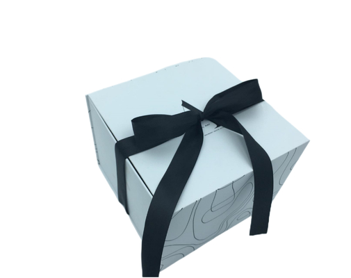 Verlegtes Band-doppeltes Öffnungs-Hälfte-Falten-Graffiti-Weihnachtsgeschenkbox-Ei-Verpacken