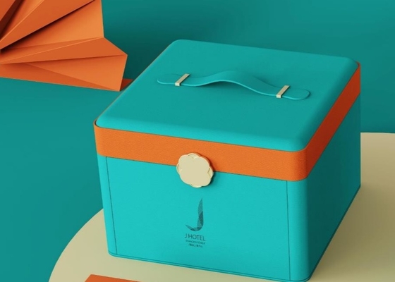 Prägungshimmel und Erdabdeckung Jiugongge-Schokoladen-Geschenkbox-klassischer Bogen-Knoten