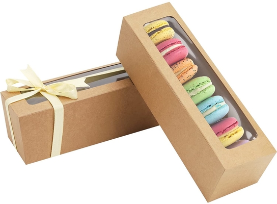 25 Satz Macaron-Auswahlrahmen mit klarem Fenster-Band 6 Macaron