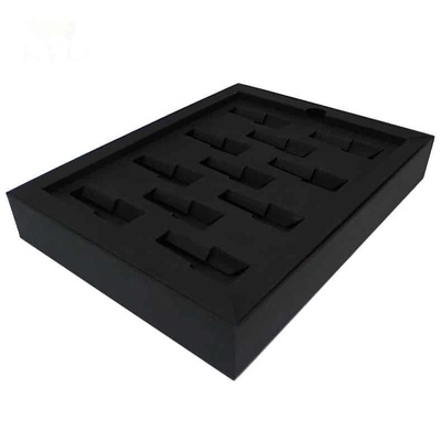 Luxusnagellack-Verpackenguckkastenbühne-Matt Black Handmade Custom Logo-Magnet-Schließungs-Kasten