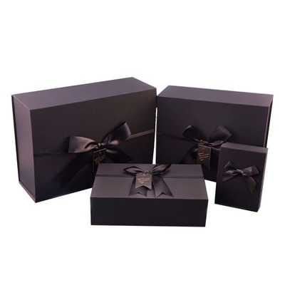 Kundenspezifische kosmetische Kasten-Schwarz-weiße Luxusboutiquen-kosmetische Paket-Geschenkbox