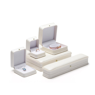 Herrliches blaues Ring Leather Gift Box Jewelry-StahlMagazin