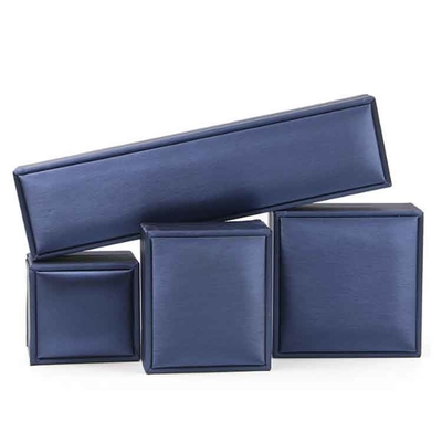 Luxusheiratsschmuck-Ring Storage Gift Box Brushed-Leder