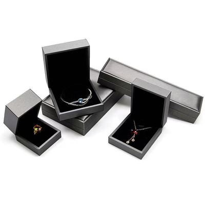 Luxusheiratsschmuck-Ring Storage Gift Box Brushed-Leder