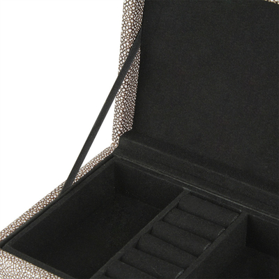 Kundengerechter Faux-Leder-Geschenkbox-Schmuck-Verpackengeschenkbox