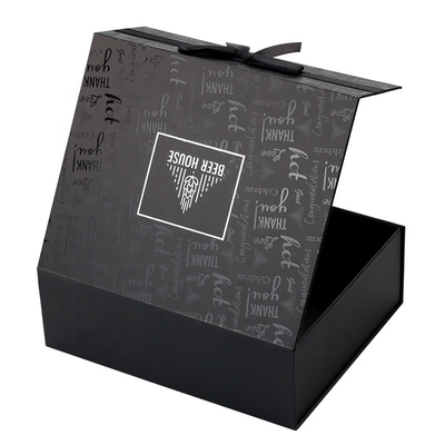 Faltender Papiermagnetischer Geschenkbox-Flachgehäuse-Verpackenluxuskasten