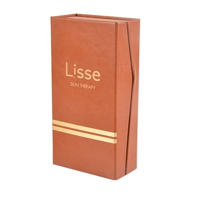 Kundenspezifisches ledernes magnetisches Flip Top Lid Cosmetic Perfume Papier-Paket-Verpackengeschenkboxen PUs