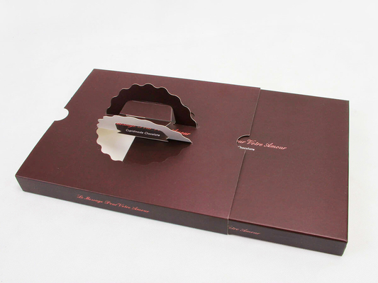 Tragbare Fach-Griff-Schokoladen-Geschenkbox-Valentinstag-Überraschungs-Geschenkbox fertigte besonders an