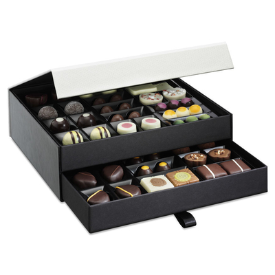 Magnetische Verpackenschokoladen-Geschenkbox 2 Schicht-Buch-Form-Fach steif