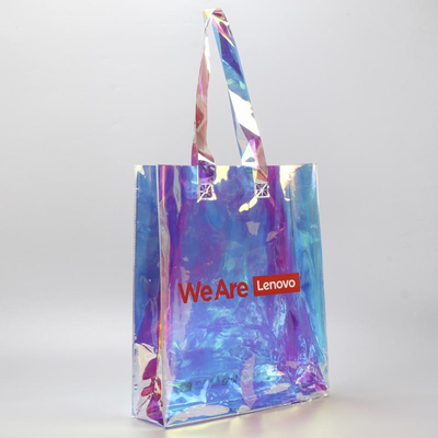 Holograhicp transparentes Tote Shopping Bag Laser Clear PVC Tote Bag