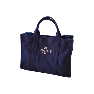 Baumwollgewebe-Baumwollfrauen 12oz 16oz druckten das Segeltuch-Handtaschen der starken Logo