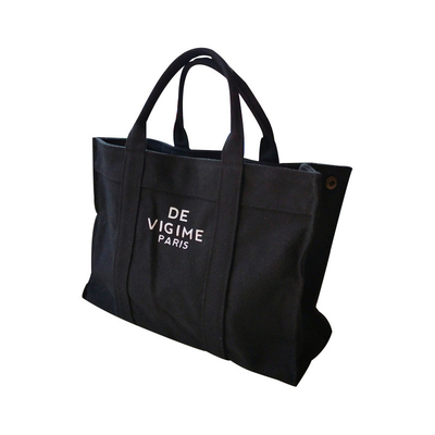 Baumwollgewebe-Baumwollfrauen 12oz 16oz druckten das Segeltuch-Handtaschen der starken Logo