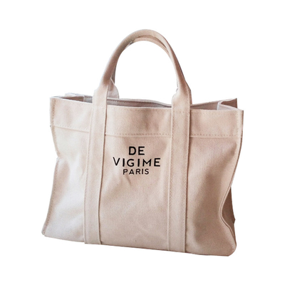 Baumwollgewebe-Baumwollfrauen 12oz 16oz druckten das Segeltuch-Handtaschen der starken Logo