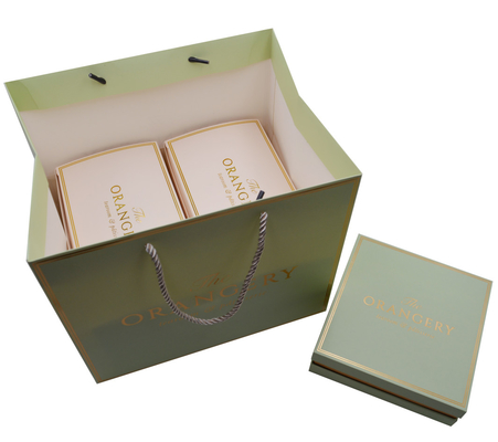 Kundenspezifische zwei Stücke Deckel-und niedriger Pappe-Macaron-Geschenkbox-Luxus
