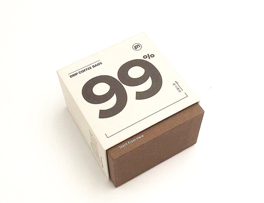 Guter Preis Gewellte Beschaffenheit M2M Coffee Packaging Boxes ziehen das Verpacken aus Online