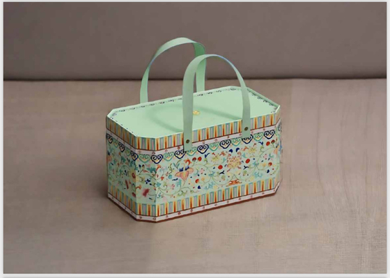 Guter Preis Wäsche-Papier-Tote Bag Foil Stamping Ribbon-Bogen-Griff Online