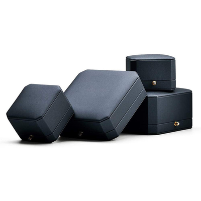 Guter Preis Herrliches blaues Ring Leather Gift Box Jewelry-StahlMagazin Online