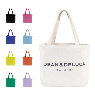 Guter Preis Einfaches organisches wiederverwendbares Einkaufstasche-Baumwollsegeltuch Tote Bag With Pocket Online