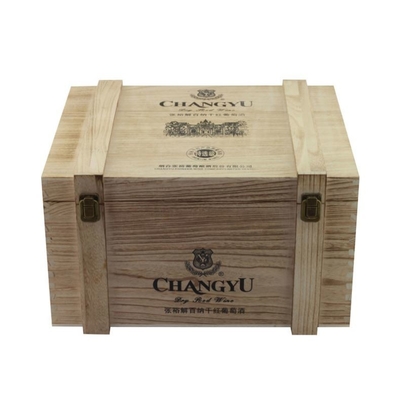 Guter Preis Großer Whisky personifizierte hölzerner Wein-Kasten-glatte Laminierung Online