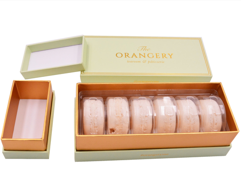 Guter Preis Kundenspezifische zwei Stücke Deckel-und niedriger Pappe-Macaron-Geschenkbox-Luxus Online